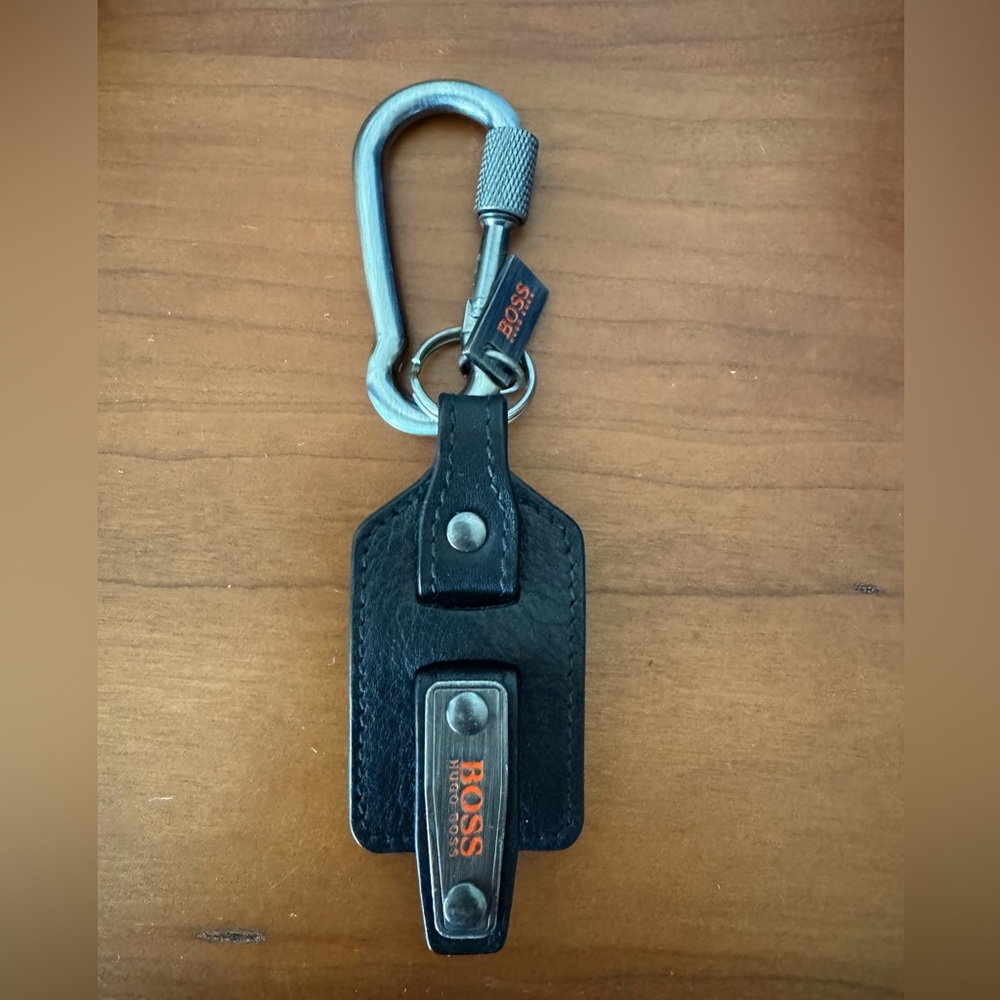 Authentic Hugo Boss Carabiner Keychain